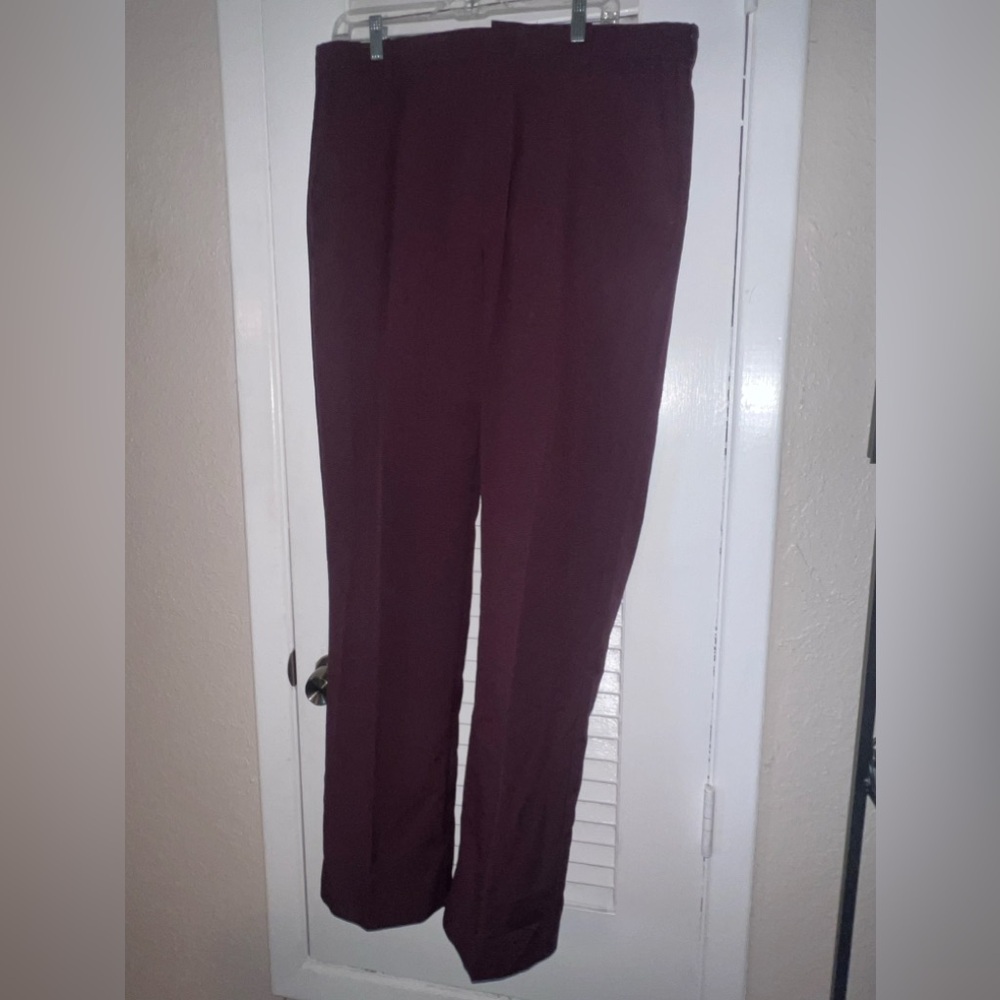 Men’s John Blair Vintage Burgundy Dress Pants